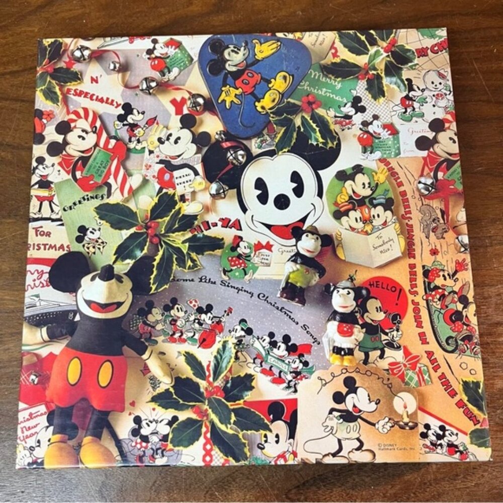 Vintage Springbok "Mickey's Christmas Memories" 500 Piece Puzzle